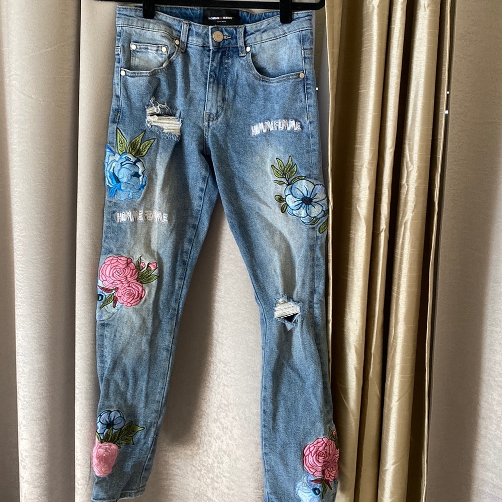 Homme Femme Jeans